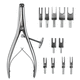 pinza dental / para extracción de coronas dentales / reutilizable / atraumática