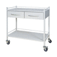 carro médico / para instrumental / para transporte / de aluminio