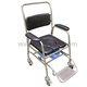 silla de ducha con reposabrazos / con ruedas / con reposapiés / con apertura higiénica