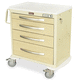 carro médico / para dispositivos médicos / para cuidados / de aluminio
