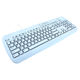 teclado médico con teclas digitales / de silicona / lavable / desinfectable