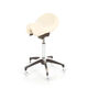 taburete para odontología / con ruedas / con forma de silla de montar