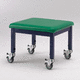 taburete de altura variable / con ruedas / con forma de silla de montar / pediátrico