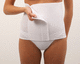 faja de sujeción abdominal / para adulto / blanda / blanca