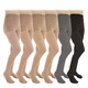 calcetines de compresión para la prevención del tromboembolismo venoso / para mujer / beis / gris