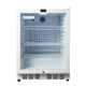 refrigerador de farmacia / de tipo armario / con 1 puerta / con puerta de cristal