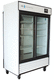 refrigerador de laboratorio / pasante / con ruedas / con 2 puertas