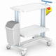 carro médico / de hospital / multifunción / para desechos