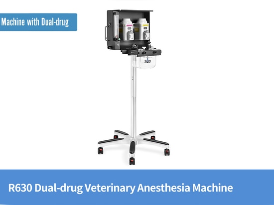 R630 Máquina de anestesia veterinaria de doble fármaco