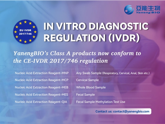 ¡Felicidades! YanengBIO recibió la certificación IVDR