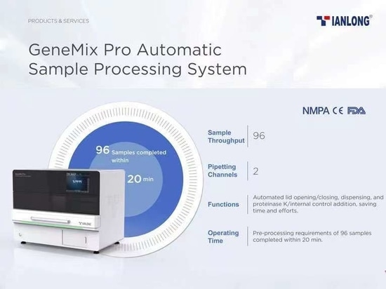 El sistema automatizado de procesamiento de muestras GeneMix Pro de Tianlong ha ganado el premio #IDEA American Idea Industrial Design Award 2023 , ¡uno de los cuatro premios de diseño industrial m...