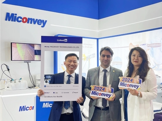 Miconvey exhibió en Arab Health 2024 los últimos productos y soluciones innovadores de cirugía mínimamente invasiva