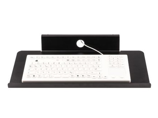 Bandeja de teclado ergonómica y estable para Panel PC BlackLine