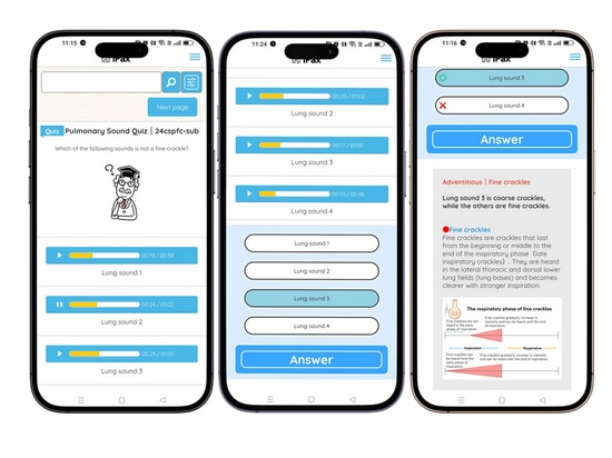 ¡Actualizaciones diarias de iPax Auscultation Quiz!