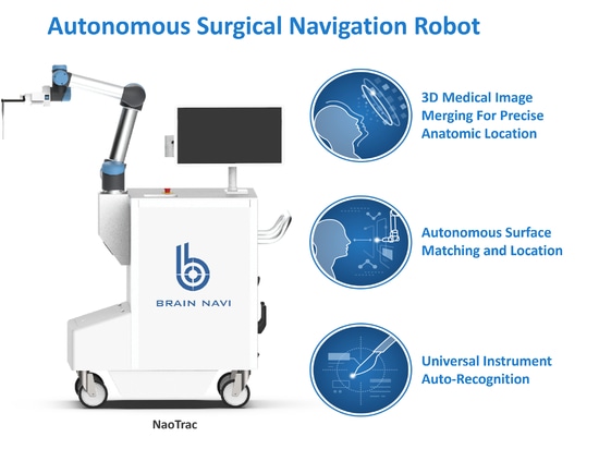 Robot de navegación quirúrgica NaoTrac