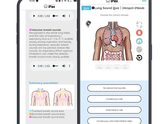 El concurso diario del 16 de febrero es "Sonidos pulmonares".