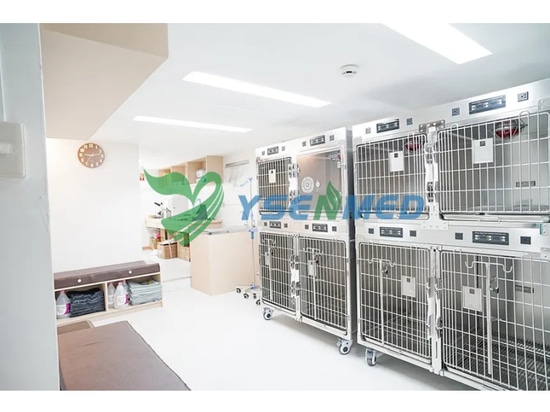 Jaula para mascotas de acero inoxidable YSVET1220C