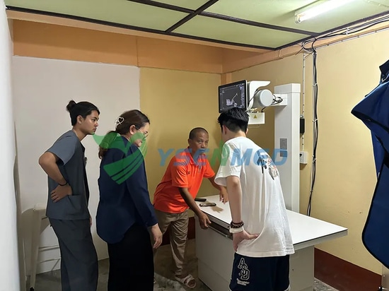El ingeniero en radiología de YSENMED recibe buenas críticas del veterinario tailandés
