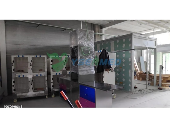 Equipos veterinarios YSENMED instalados en una nueva clínica veterinaria en España