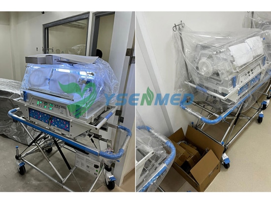 Incubadoras infantiles de transporte YSENMED YSBT-200 entregadas a un hospital de Filipinas