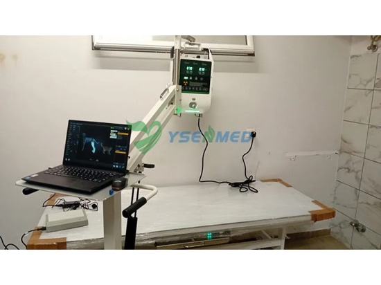 El veterinario de Cyprian está satisfecho y contento con el sistema de rayos X digital YSENMED YSX053-A VET