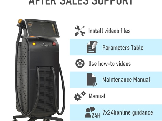 Sistema láser de diodo de 3000 W de máxima potencia CJ-HR-1 para depilación