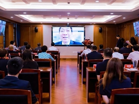Bangmin Han dando la dirección en línea