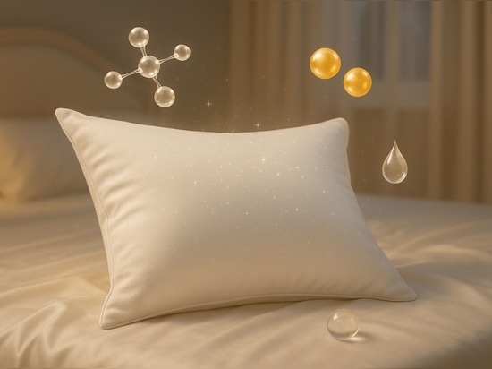 Fundas de almohada cosmetotextiles y textiles funcionales
