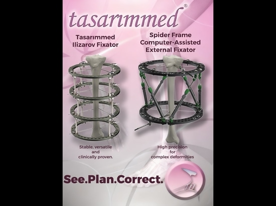 Tasarımmed mostrará sus innovaciones en fijación externa e implantes espinales en MEDICA 2025
