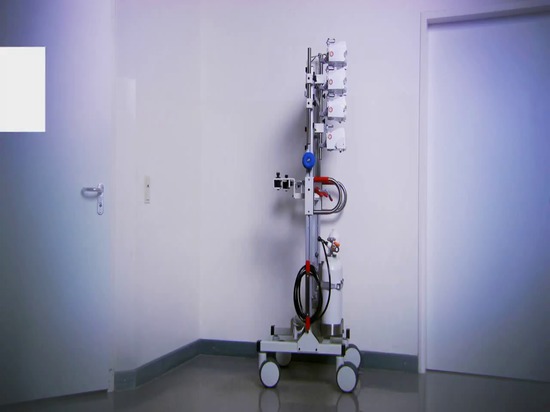 Carro del muelle de MobiDoc en la acción