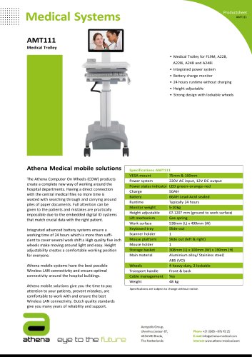 Medical PC trolleys