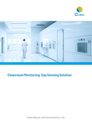 Cubic Cleanroom Monitoring Gas Sensing Solution