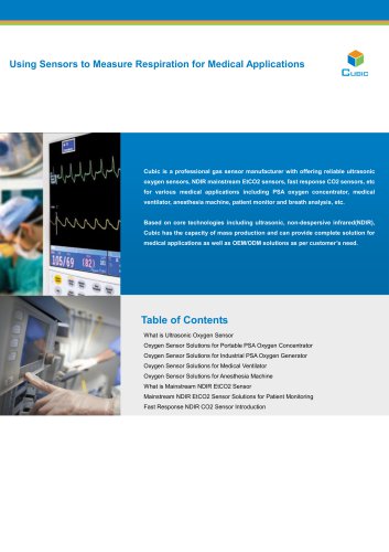 Using Gas Sensors to Measure Respiration for Medical Applications