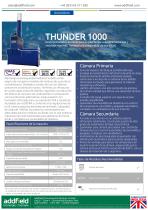 Inciderador Thunder 1000 residuos marinos - Hoja de datos - 1