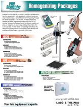 Homogenizer Package Literature