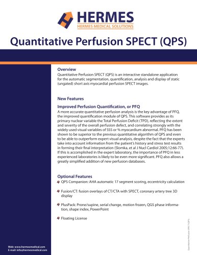 Quantitative Perfusion SPECT (QPS)