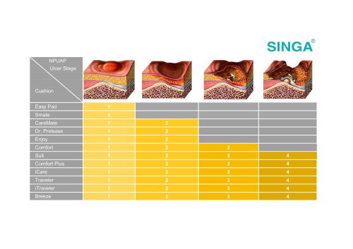 Cushions for Ulcer Stage