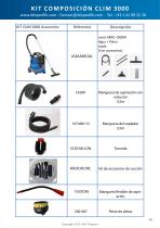 Documentacion CLIM 3000 - LIMPIADOR DE VAPOR ESPECIAL AIRE ACONDICIONADO - 13