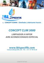 Documentacion CLIM 3000 - LIMPIADOR DE VAPOR ESPECIAL AIRE ACONDICIONADO