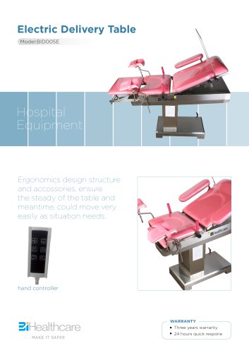 Brochure_Electric delivery table(BID005E)_BiHealthcare