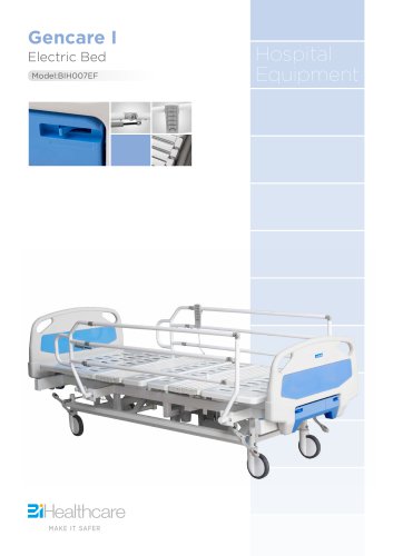 Brochure_Gencare I electric bed(BIH007EF)_BiHealthcare