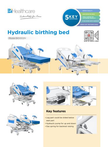 Brochure_Hydraulic Birthing Bed(BID002H)_BiHealthcare