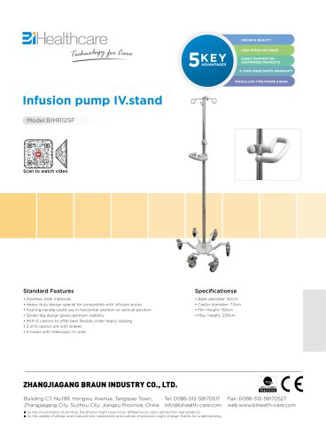 Brochure_Infusion pump IV.stand(BIHR125F)_BiHealthcare.pdf