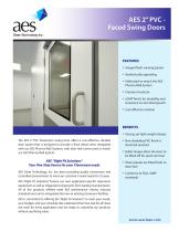 AES 2” PVC - Faced Swing Doors