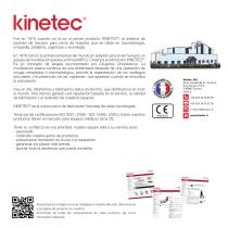 Catalogo general de Kinetec en Español - 2