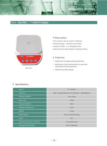 Low Profile Magnetic Stirrers