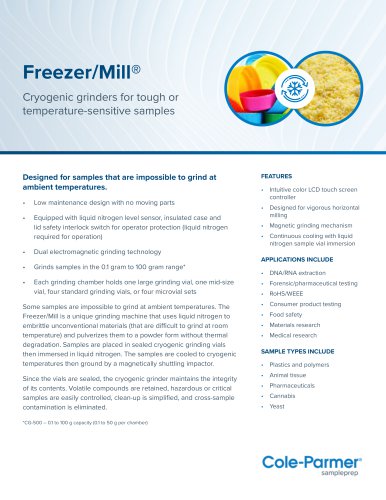 Freezer/Mill&reg;