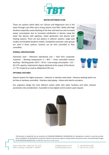 Water Softeners Flyer