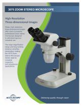 3075 ZOOM STEREO MICROSCOPE