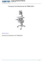 Computer Cart-Mechanical Lift TR800-200-1